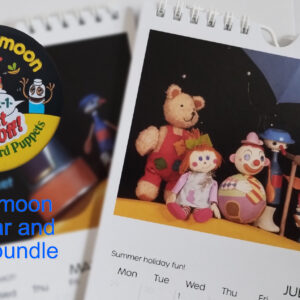 Button Moon Activity Calendar and Badge Bundle